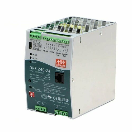 Источник питания AC-DC для систем безопасности Mean Well DRS-240-36