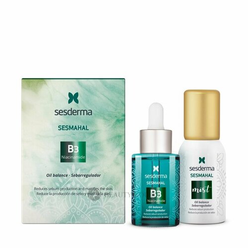 Sesderma SESMAHAL B3 - Набор себорегулирующий: сыворотка + спрей-мист