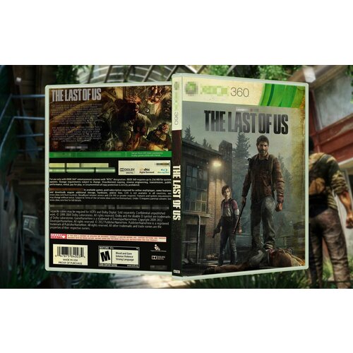 The Last of Us / Эксклюзивная Обложка для Кейса XBOX 360 кастомная обложка для кейса бокса ps 5 the last of us remastered