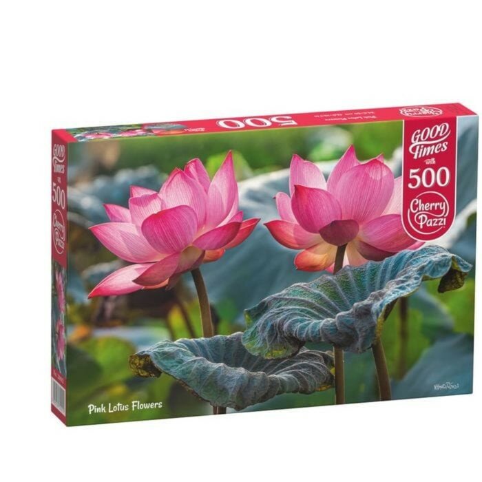 Пазл «Розовые цветы лотоса», 500 элементов (комплект из 2 шт)