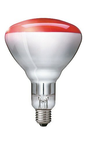PHILIPS BR125 IR 250W E27 230-250V RED лампа инфракрасная InfraRed Industrial Heat Incandescent