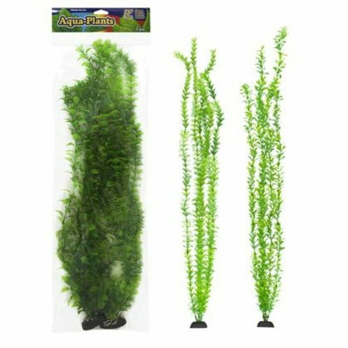 Растение PENN-PLAX, Aqua-Plants, 61 см зеленое, 2 штук