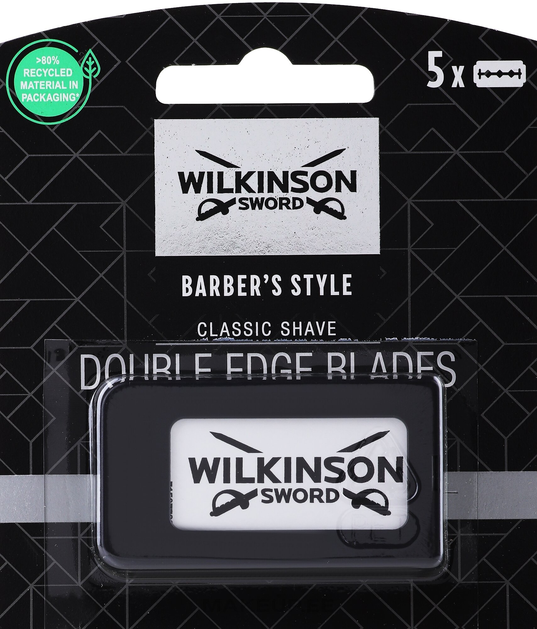 Wilkinson Sword Classic Double Edge / Двусторонние лезвия для Т- образного станка (5 шт