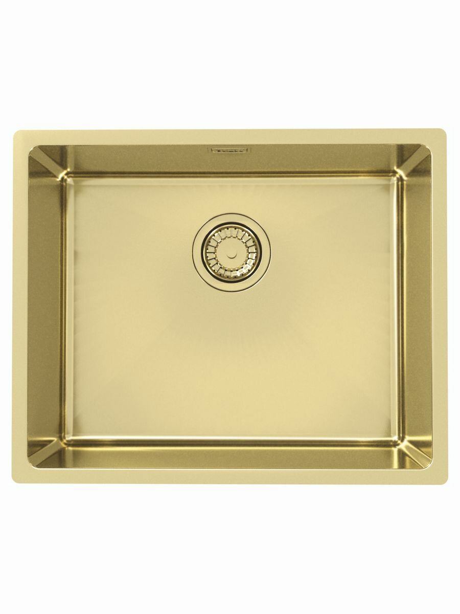 Мойка кухонная Alveus Kombino 50 Monarch Gold SAT 542X442X195 F/S нержавеющая сталь, с выпуском, без сифона
