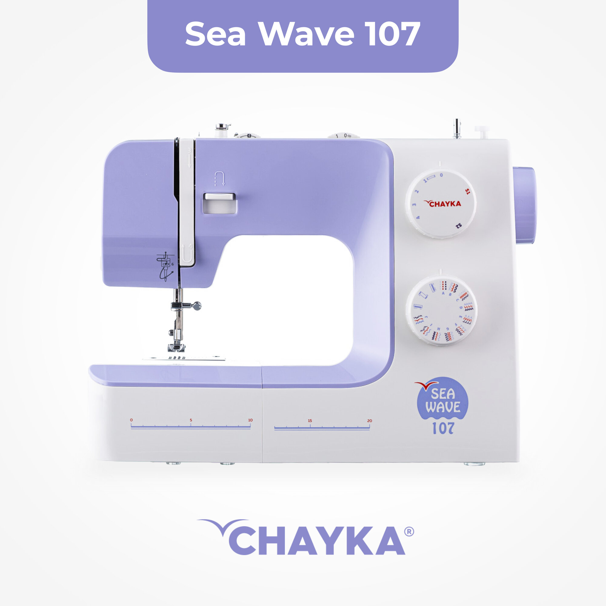 Швейная машина CHAYKA Чайка SEA WAVE 107