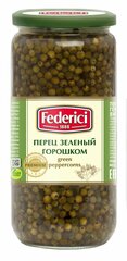 Перец зеленый горошком Federici консервированный, 700г