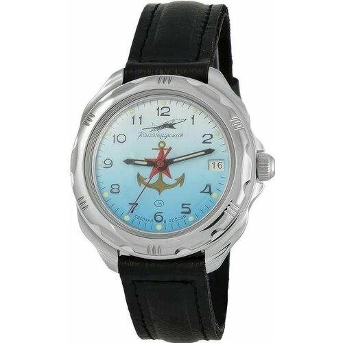 Наручные часы Восток, голубой, серебряный мужские часы восток 211084