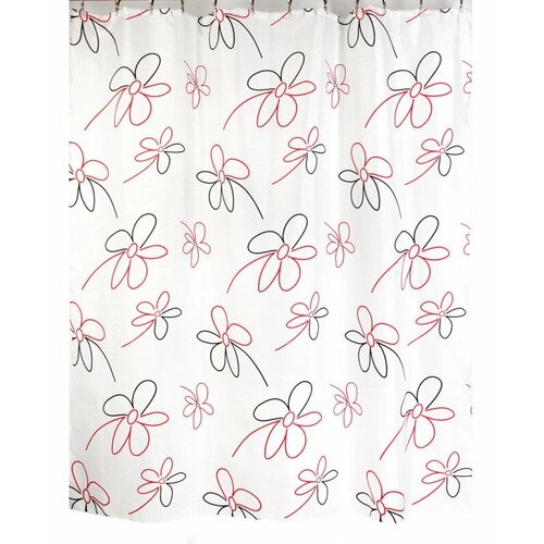 Штора для ванн Zalel тканевая с кольцами высота 2м ширина 1,8м 1206