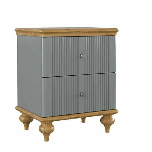 Тумба прикроватная Спальня Рандеву 02 серый 7042антик 24 22422₽