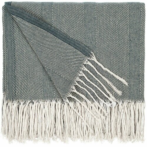 Плед Сенеж бело-синий 2959₽