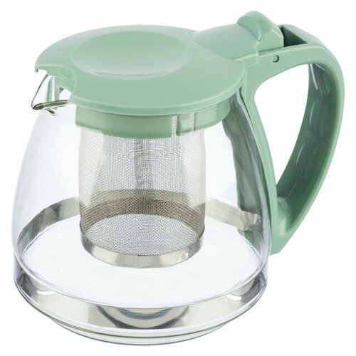 Чайник заварочный mallony decotto 750мл термостекло пластик нерж сталь 957₽