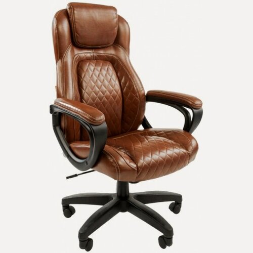 Изображение товара Кресло руководителя Chairman 432 Россия экопремиум коричневая