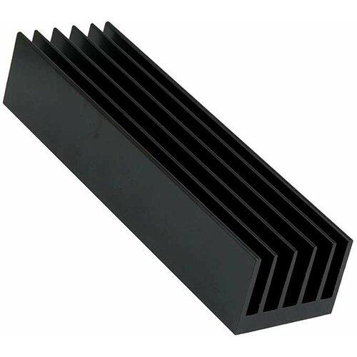 HS184-150 Радиатор охлаждения воздушный алюминиевый с чернением 1380₽