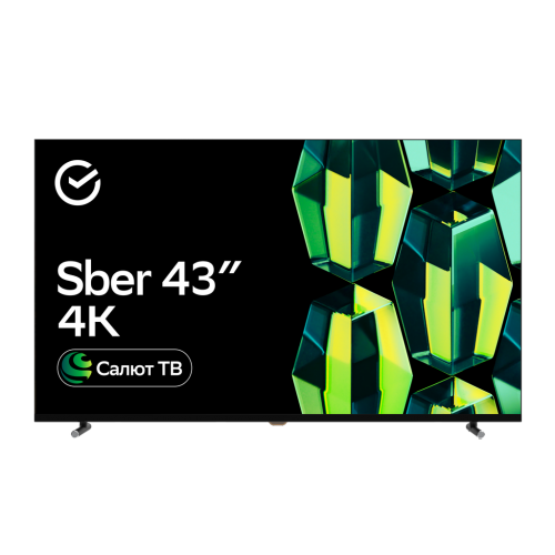 Умный телевизор Sber SDX-43U4124, UHD 4К