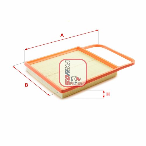 Фильтр воздушный для автомобиля Skoda, SOFIMA S 8802 A (1 шт.)