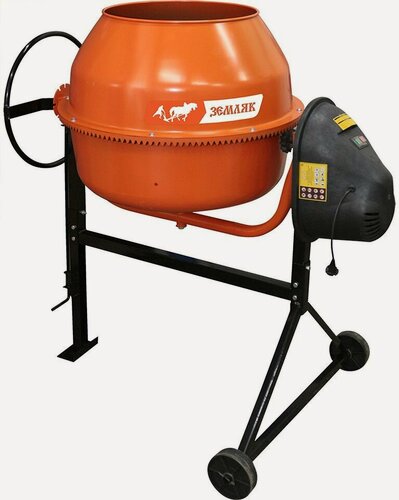 Изображение товара Земляк бетономешалка 0,6кВт 120л
