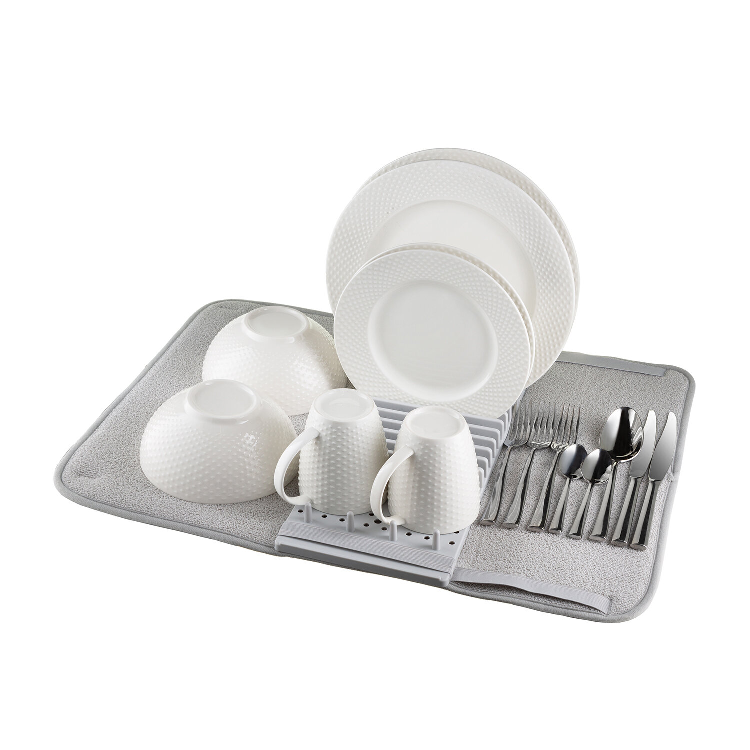 Коврик для сушки посуды Bris, серый, Smart Solutions, SS00002