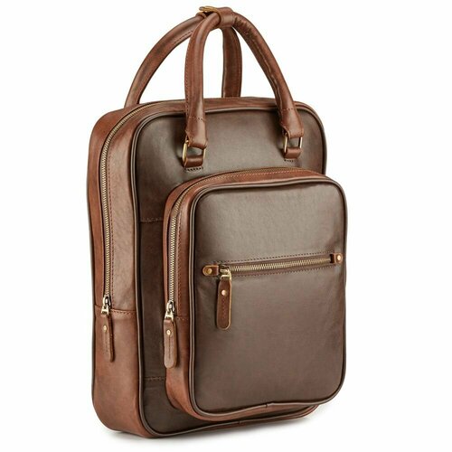 Рюкзак Кожинка, фактура матовая, коричневый