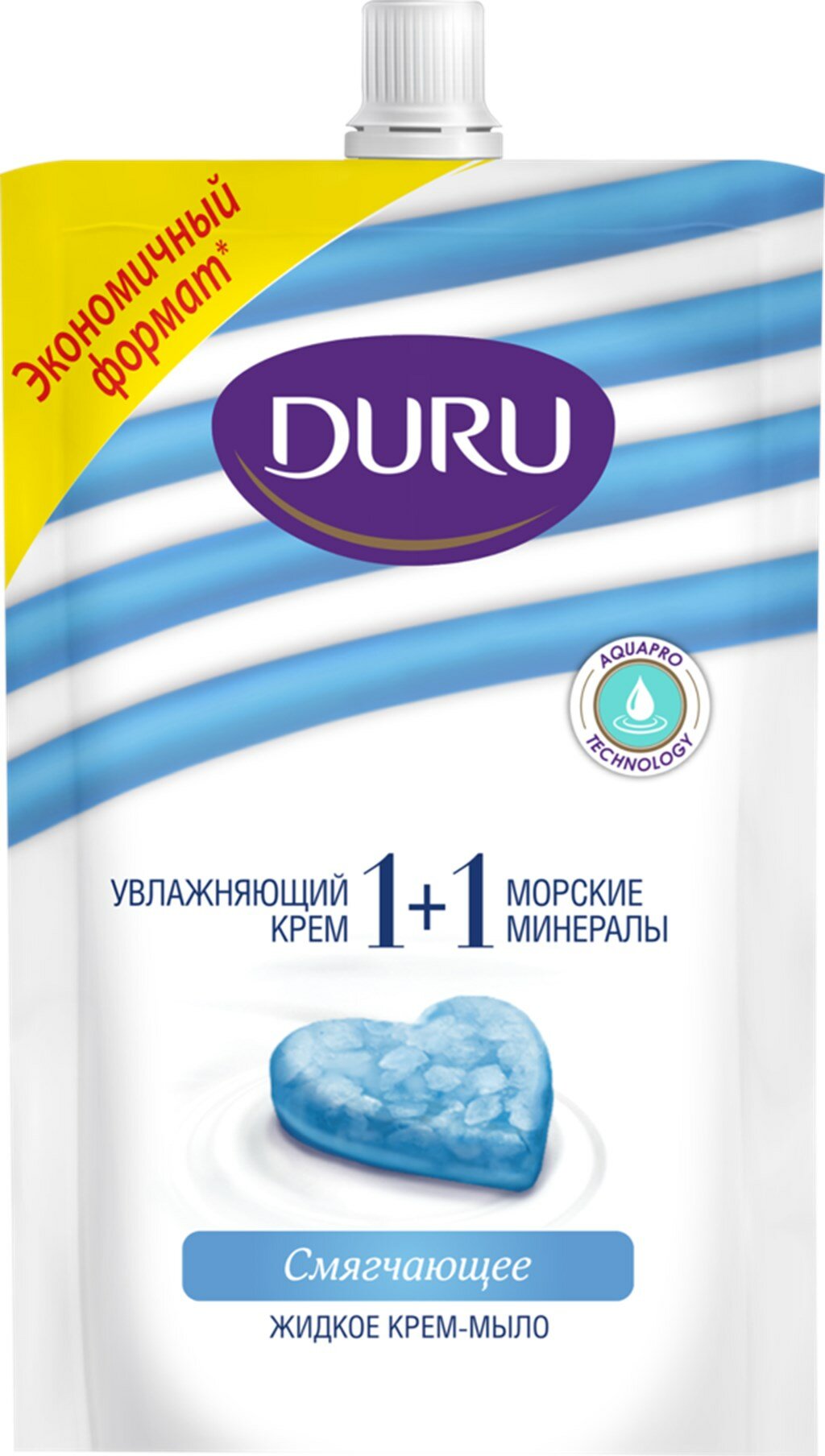 Жидкое мыло DURU Морские минералы 1+1, 450мл, Россия, 450 мл
