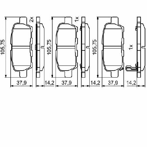 Тормозные колодки Bosch - фото №7