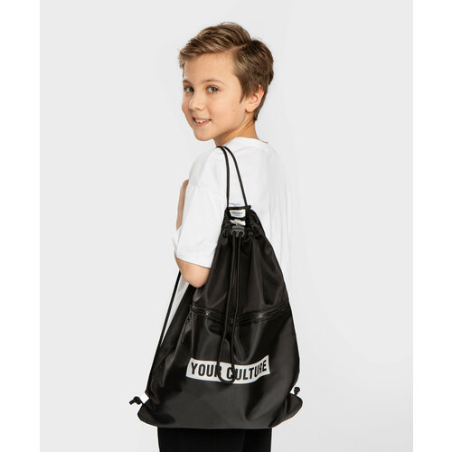 Рюкзак для обуви водонепроницаемый черный Button Blue р One size мод 224BBUS21010800 1519₽