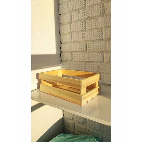 Ящик деревянный для декорирования подарков 34х20х12 см