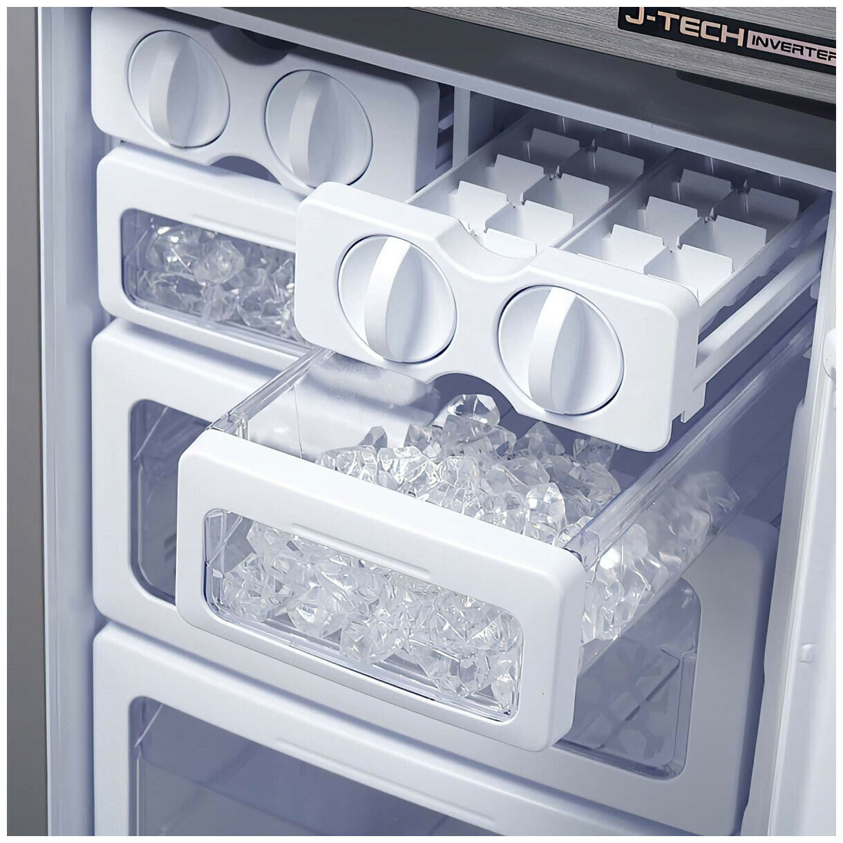 Холодильник Side by Side Sharp SJ-EX93PSL