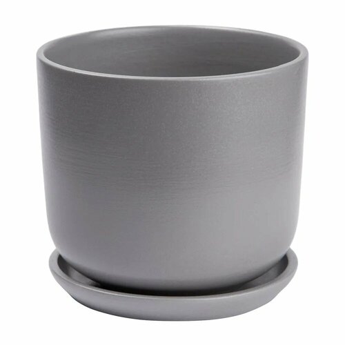 Кашпо керамическое для суккулентов LY131серый 470₽