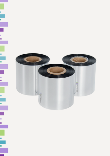 Изображение товара Термотрансферная красящая лента Риббон WAX RESIN (Ролик) 60ммх300м (Втулка 60мм, 1 дюйм), 3 шт.