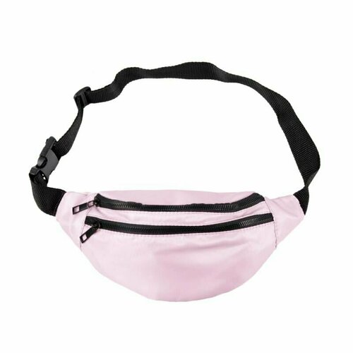 Сумка поясная  Сумка 5950303, фактура гладкая, розовый, серый