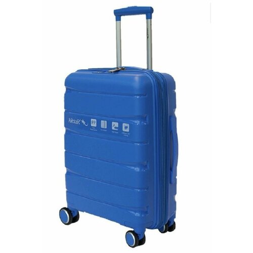 Чемодан Alezar, размер S, синий