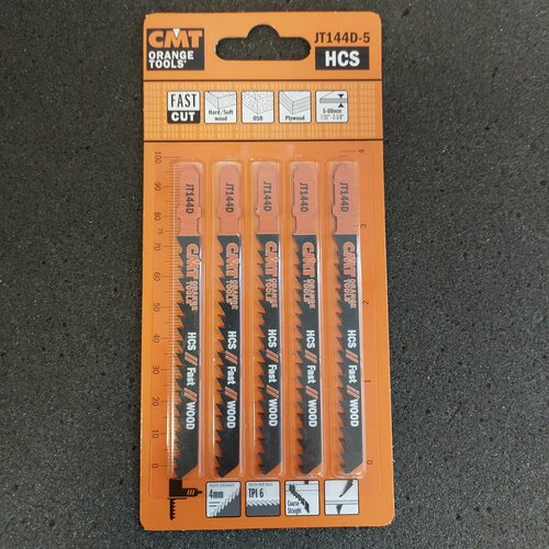 Пилки лобзиковые деревочерновой рез СМТ Италия комплект 5 штук 793₽