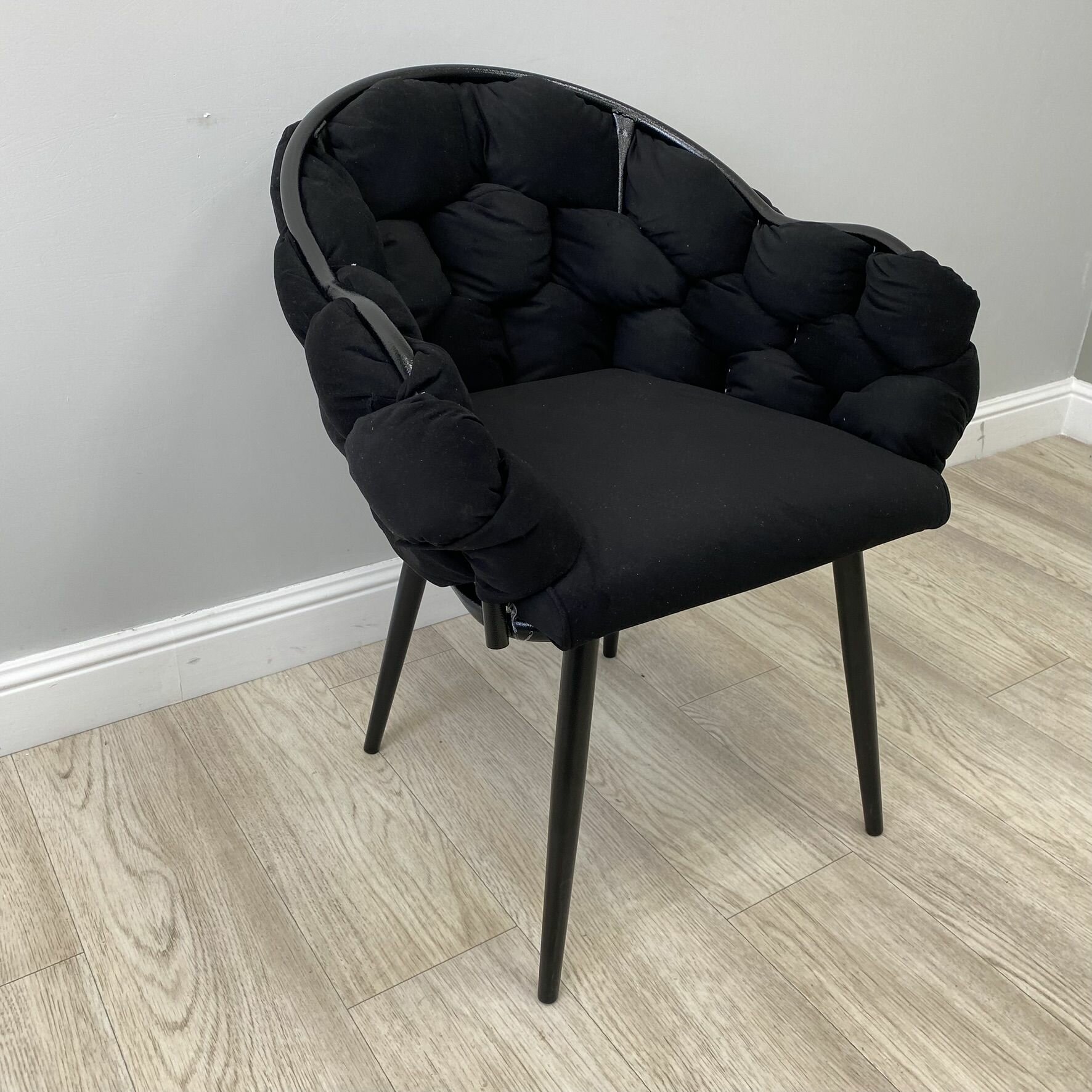 фото Кресло Mishlene X.O велюр черный