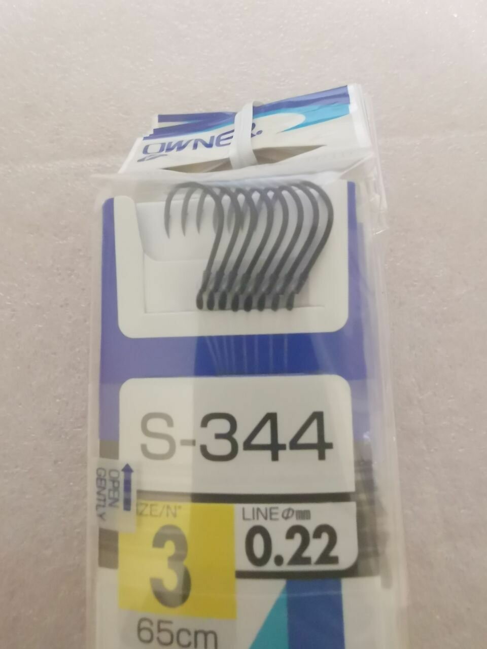 Крючок Owner с поводком S-344 №3