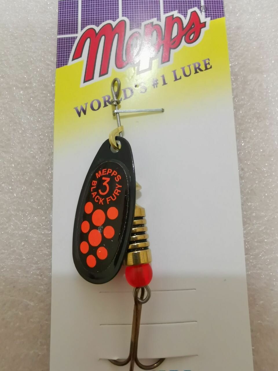 Блесна Mepps BLACK FURY ORANGE NR #3 (6,5г)