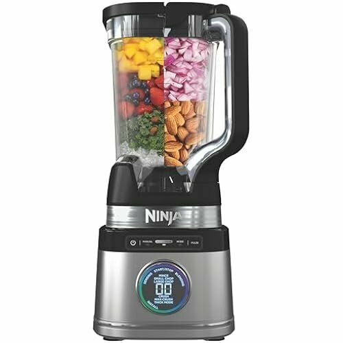 Ninja TB201 Detect Power Blender Pro технология BlendSense для смузи коктейлей и многого другого макс 1800 Вт кувшин на 70 унций блендер черный 4148400₽