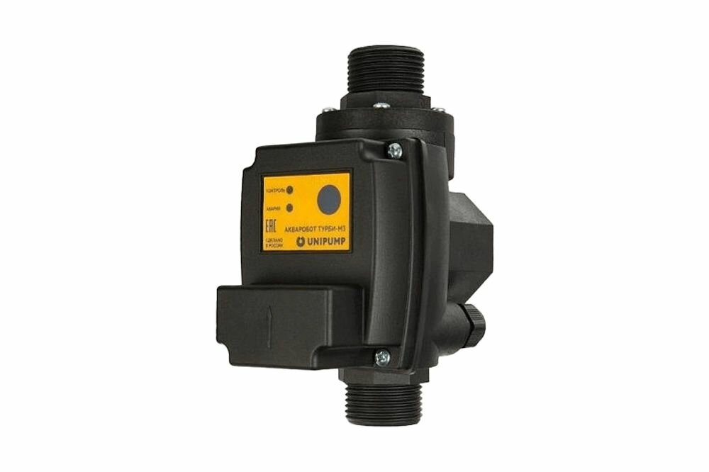 фото Блок автоматики "ТУРБИ-M3" д/насосных систем до 1,5кВт с доп. выходом на ГА (управление по давлению 1,5-3,0 бар; защита от с. х; 013621