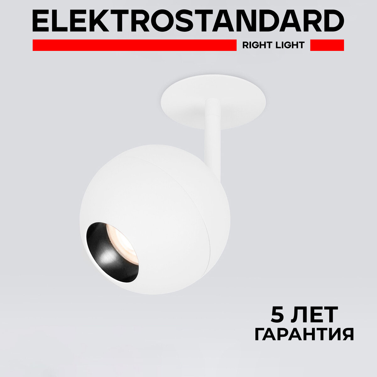 Встраиваемый светодиодный светильник с поворотным плафоном Elektrostandard Ball 9926 LED 12 Вт 4200 K цвет белый