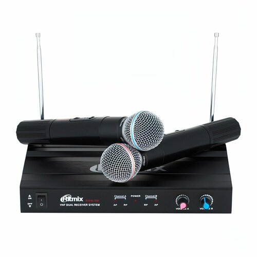 Микрофон беспроводной Ritmix RWM-221 2шт 5799₽