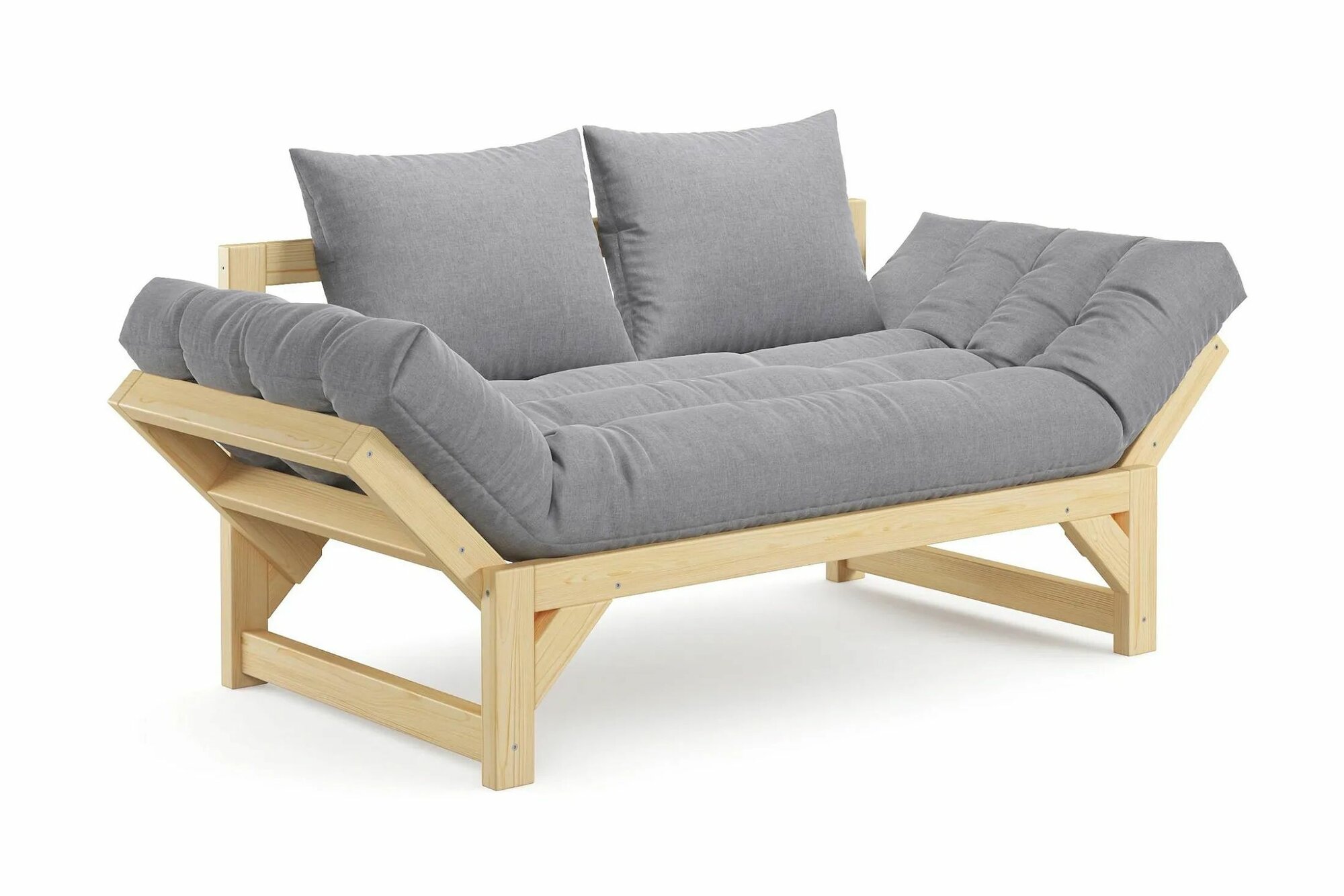 фото Диван кушетка Амстер рогожка желтый, 170х76х76 см