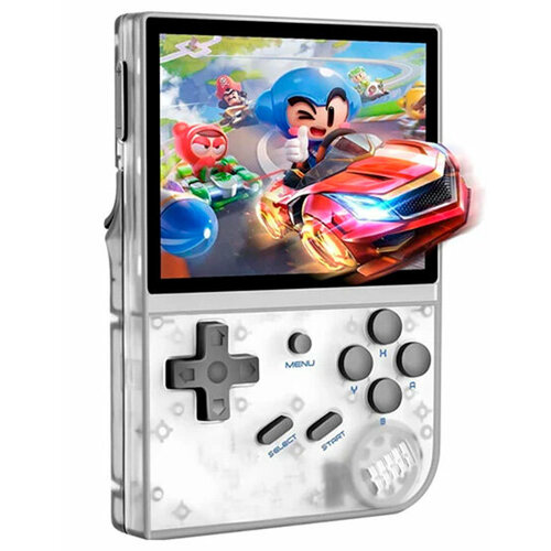 Игровая портативная ретро консоль Anbernic Portable Game Console RG35XX 2024 Transparent White