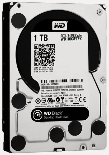 Изображение товара 3.5" жесткий диск WD (WD1003FZEX_Cheaper) 1ТБ, 7200Об/мин, 64МБ, Б/У