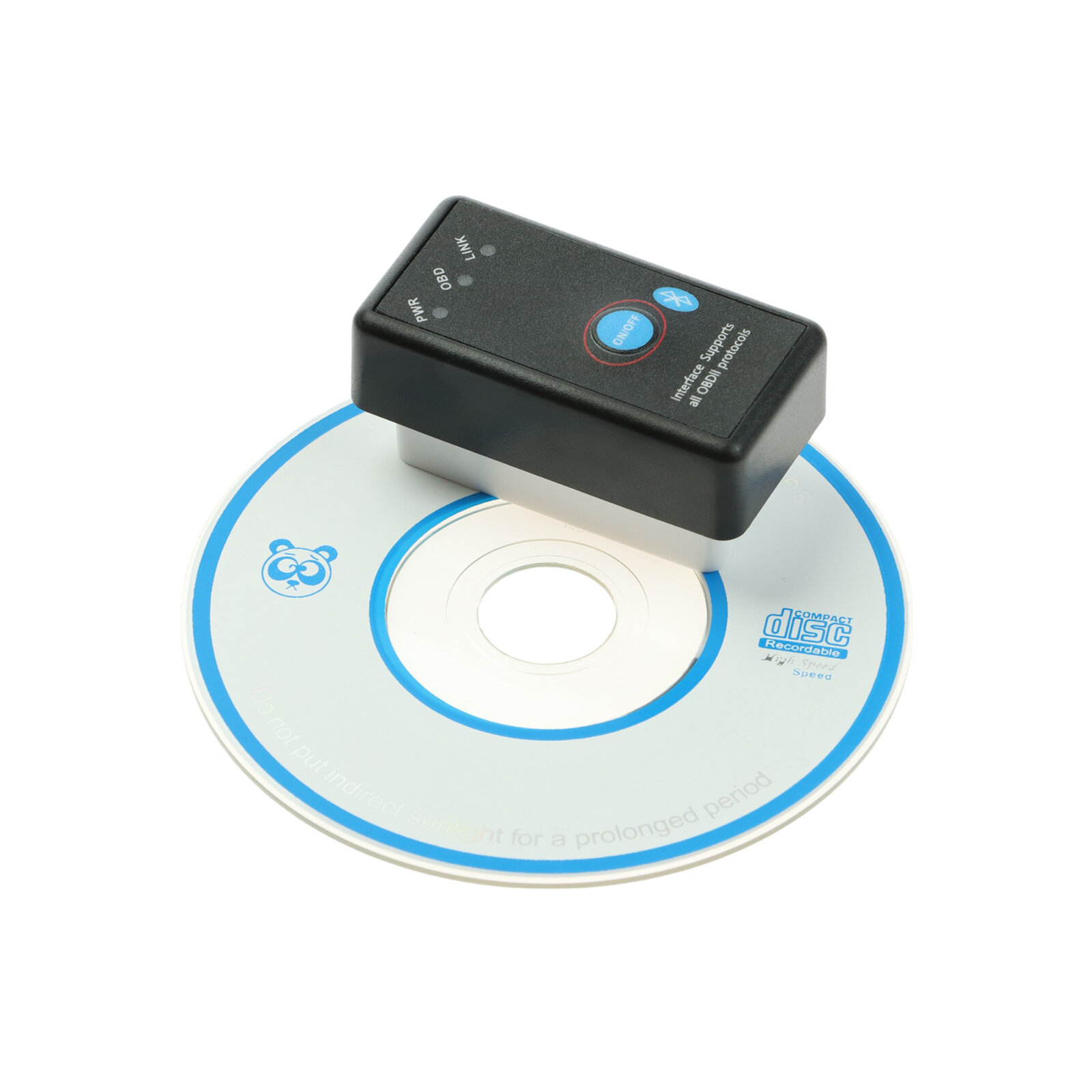 Адаптер для диагностики авто ELM327 OBD II, Bluetooth, версия 1.5 1шт.