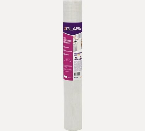 Изображение товара Сетка стеклотканевая малярная X-Glass Pro 2х2 мм, 1х20 м, 45 гр/м2