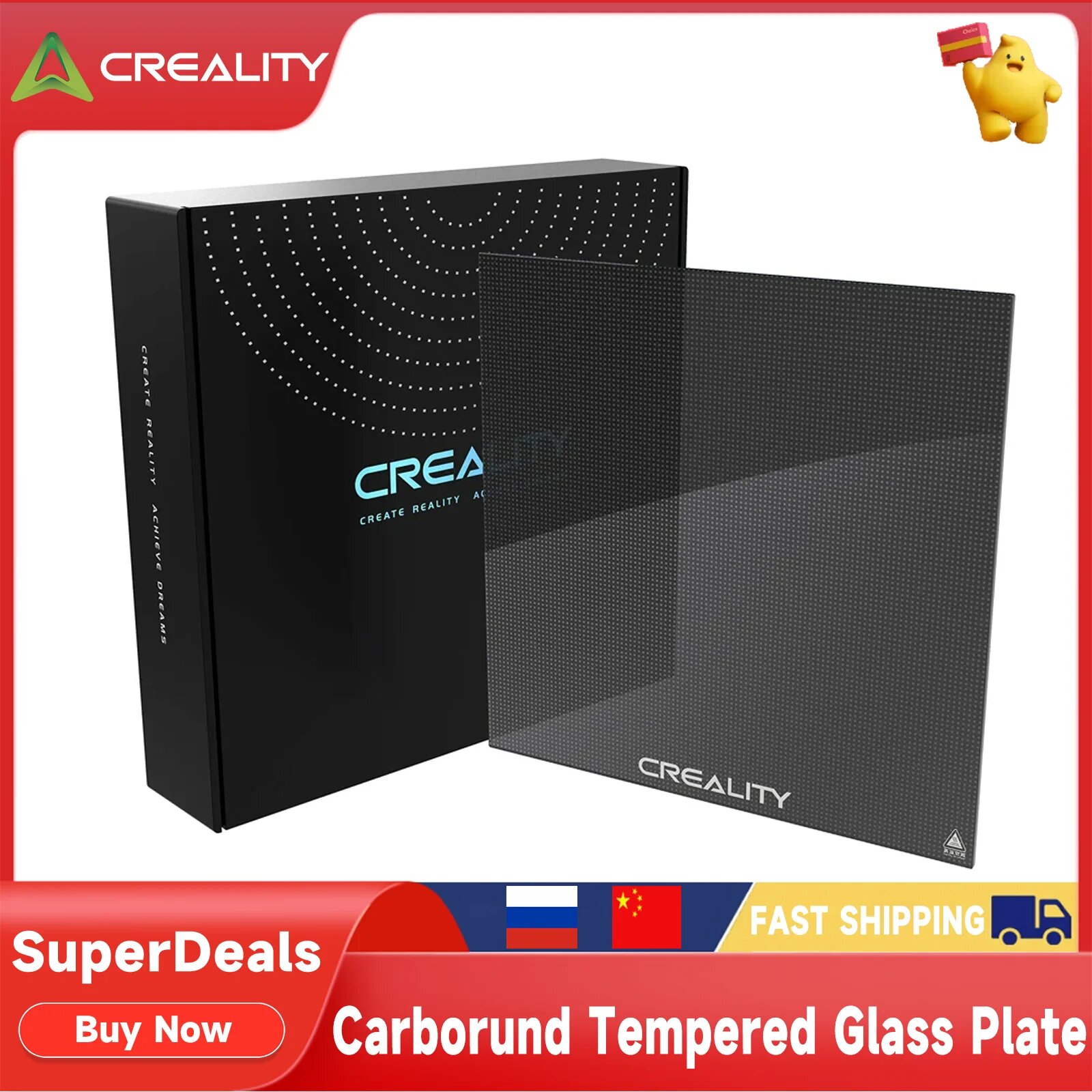 Стеклянная платформа CREALITY 3D для Ender 3 235x235x4mm