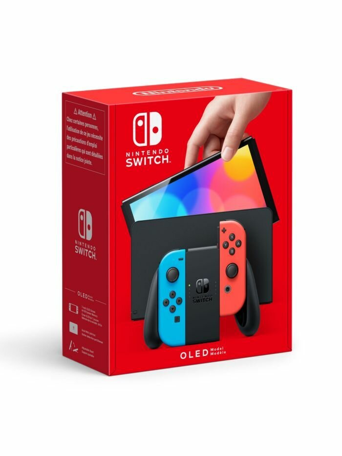 Игровая приставка Nintendo Switch OLED Model 64 Гб, белый — фото 1