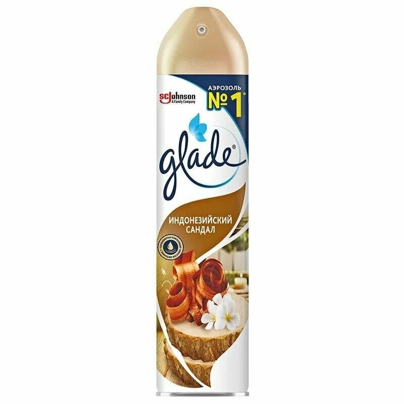 Освежитель воздуха аэрозоль Glade Индонезийский сандал 300 мл