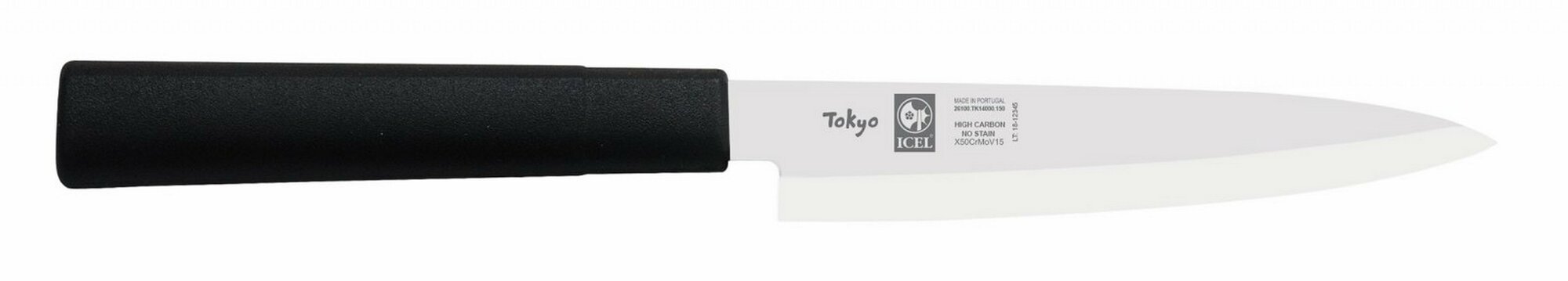 Нож японский Янагиба 150/290 мм. черный, нержавеющая сталь, Icel Tokyo