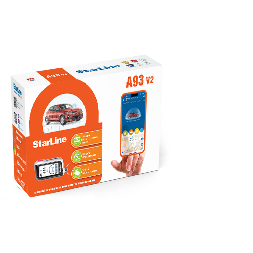 Автосигнализация c автозапуском StarLine A93 V2 2CAN2LIN ECO 20150₽