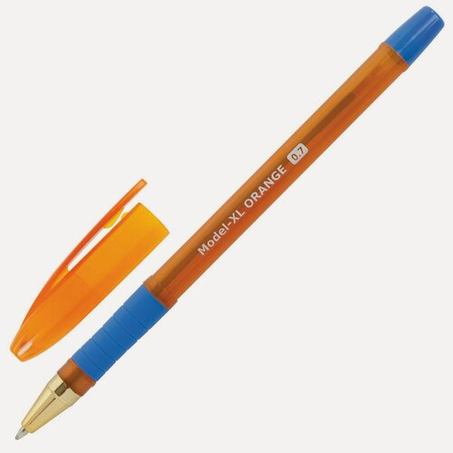 Изображение товара Ручка шариковая Brauberg Model-XL Orange (0.35мм, синяя) (143246), 12шт.